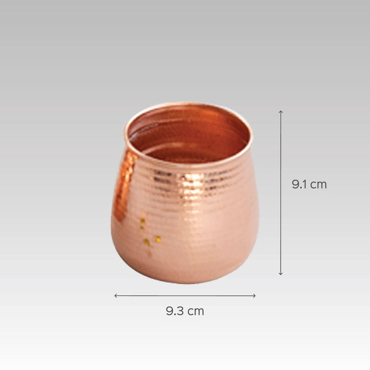 Convex Copper Tumbler