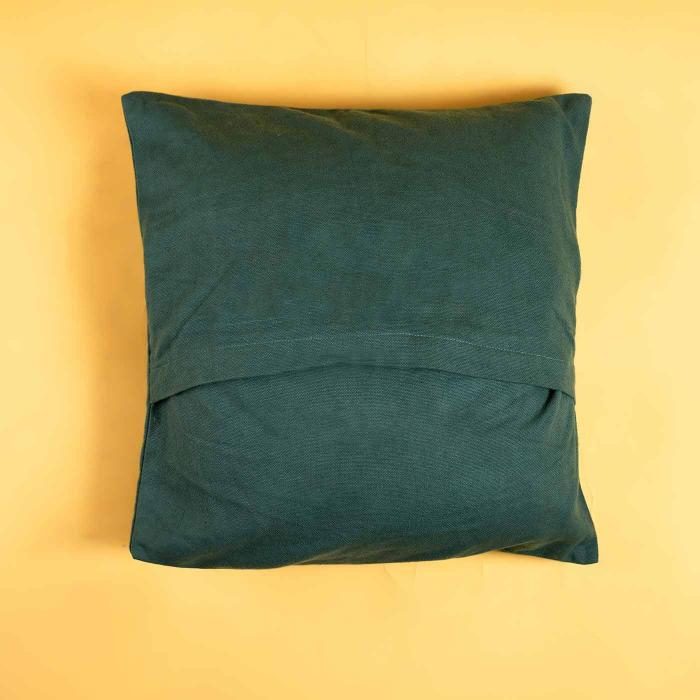 Kashmiri Embroidery Cushion Covers - Gothic Window - Green - Zwende