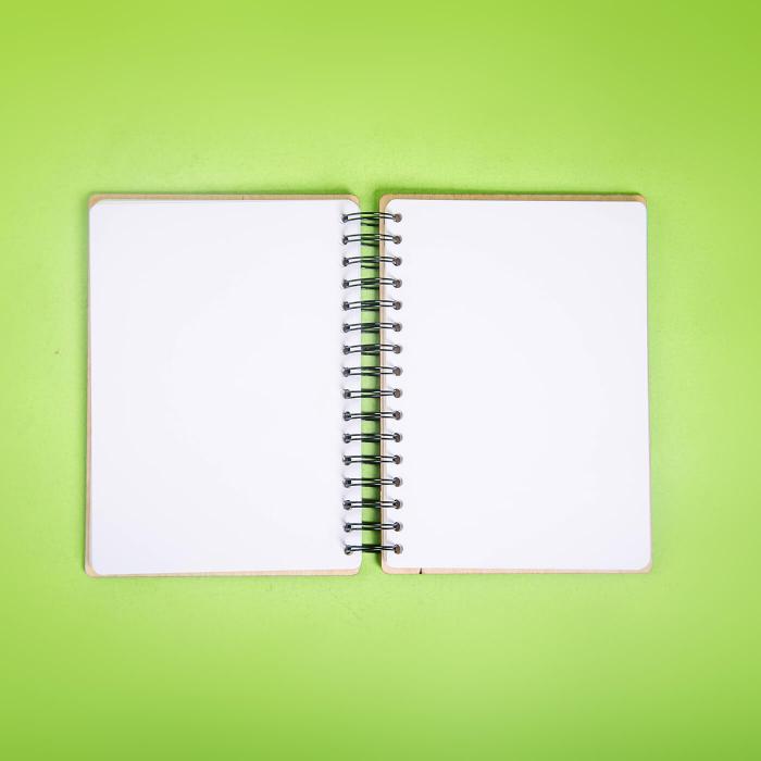 Monochrome Printed Mic Diary - A5 - The Indian Raga Collection