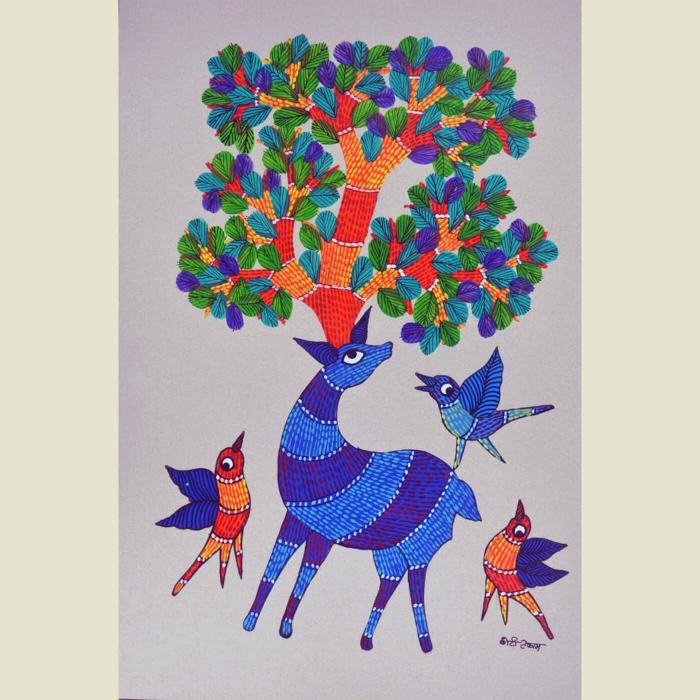 Kurang -Gond Painting 14