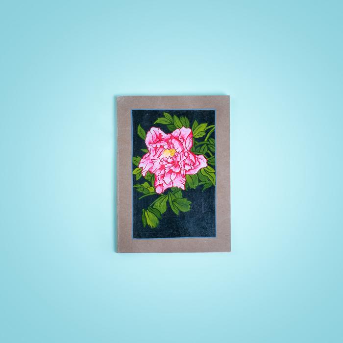 Hand-painted Diary - Chinese Peonies