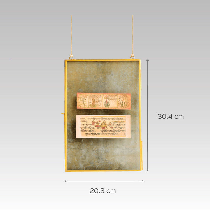 Vintage Brass Photo Frame - Monotone