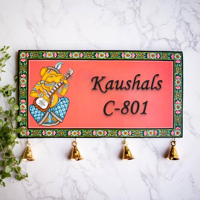 Hand-painted Pattachitra Nameboard