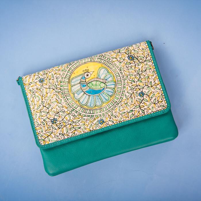 Peacock Maze Everyday Sling Clutch