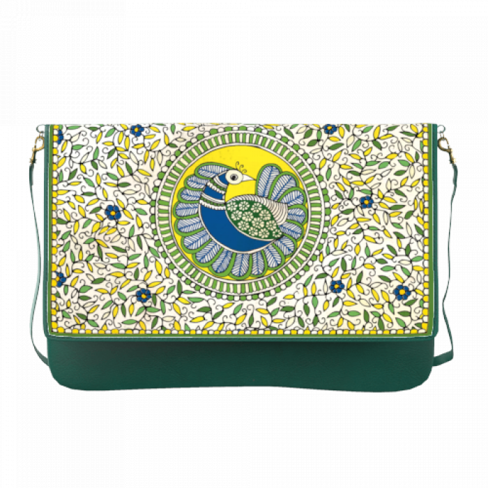 Peacock Maze Everyday Sling Clutch