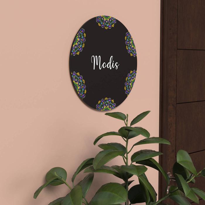 Circular Dot Art Nameboard