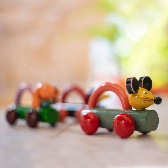 Animal Pulling Toy - Mickey