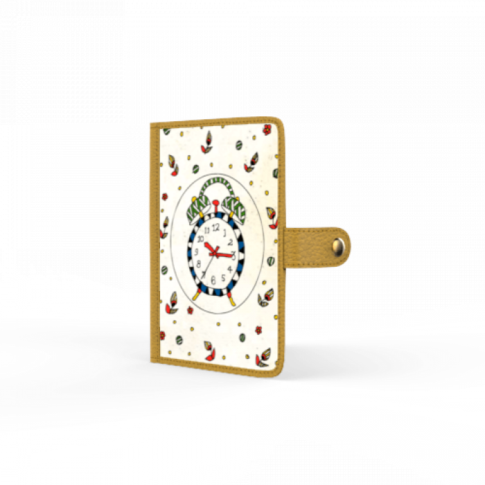 Alarm Clock Design Passport Wallet