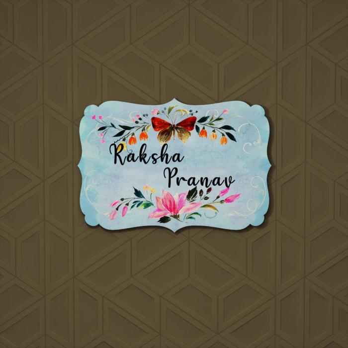 Victorian Rectangle Hand-painted Nameboard