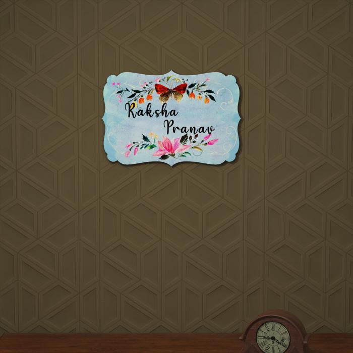 Victorian Rectangle Hand-painted Nameboard