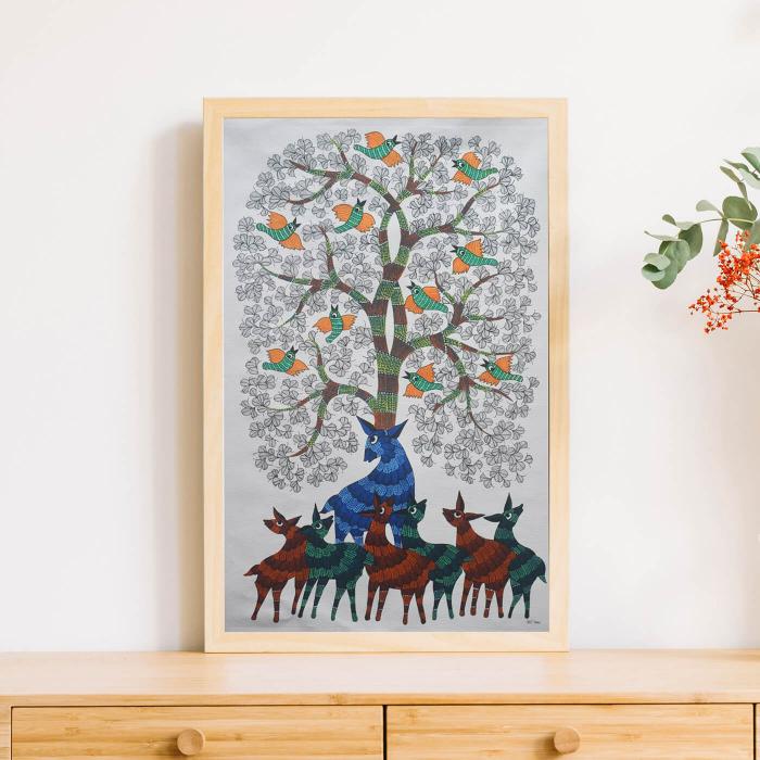 Mrag - Gond Painting 57 - Zwende