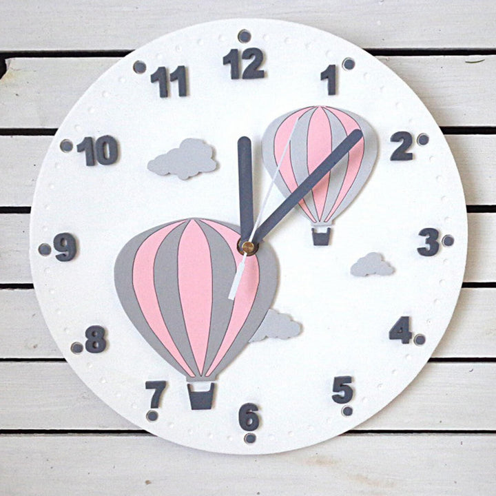 Balloon Themed Wall Clock for Kids