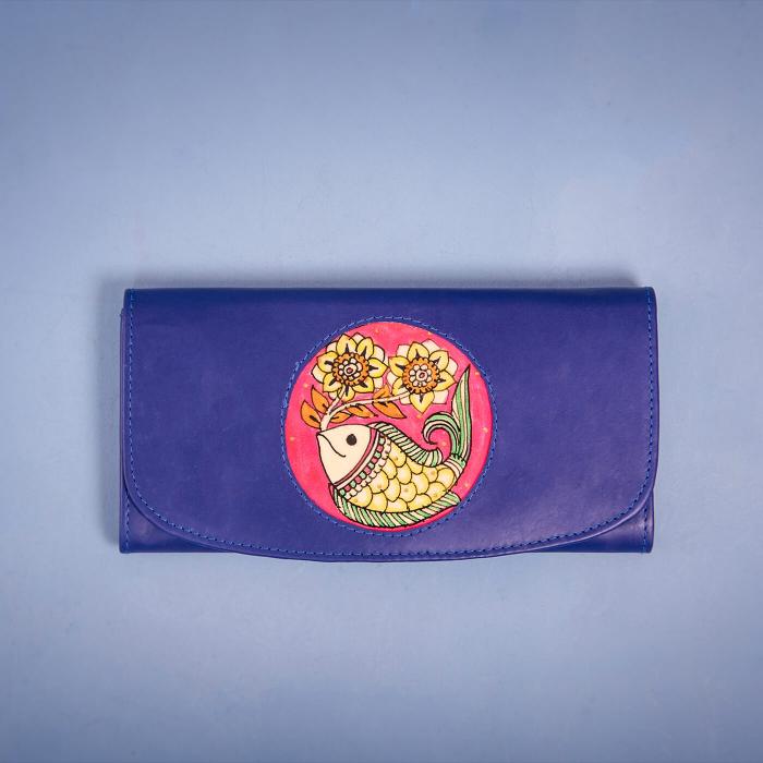 Genuine Leather Classic Flap Wallet