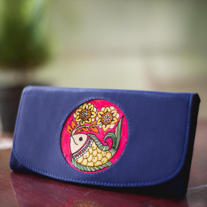 Genuine Leather Classic Flap Wallet