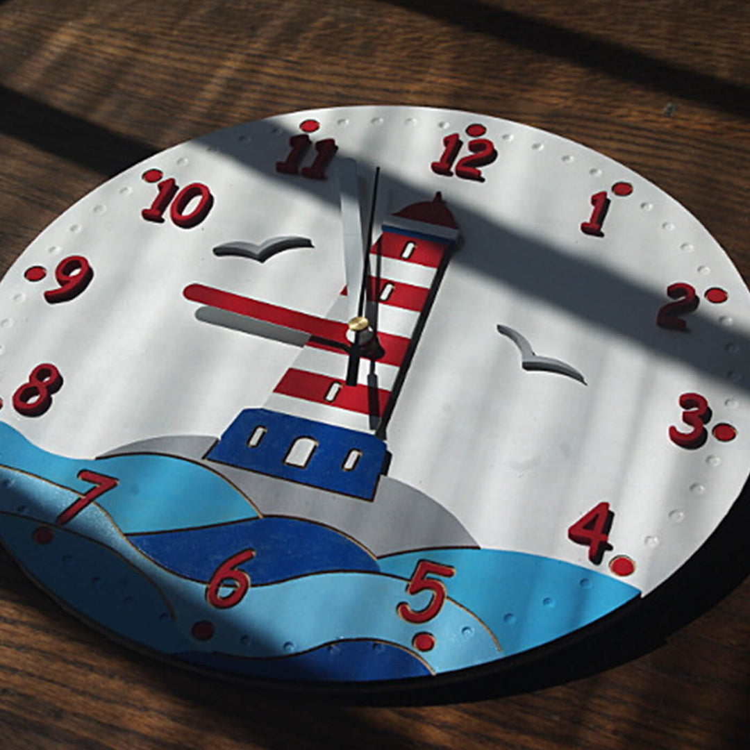 Light House Themed Wall Clock for Kids