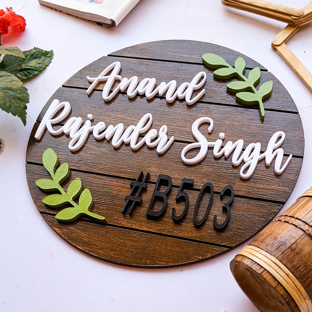 Circular Nameboard