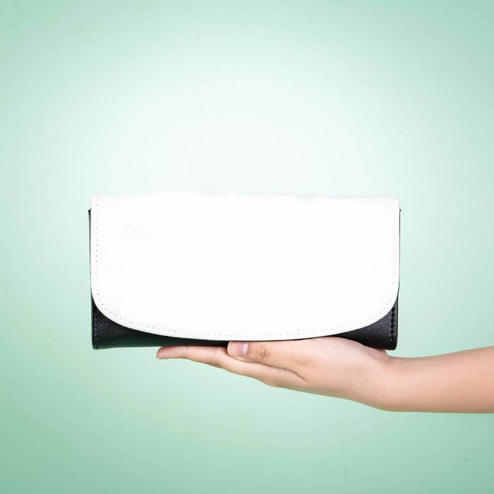 Ready To Paint Sling in Black Faux Leather - Zwende