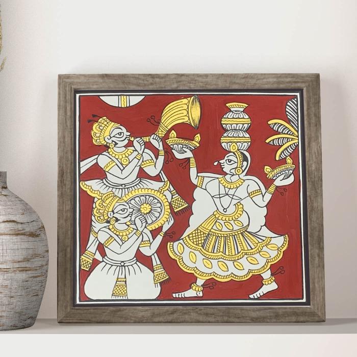 Dance Rendition - Paper Phad Painting 119