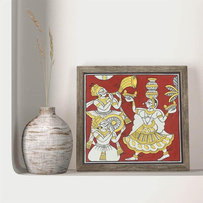 Dance Rendition - Paper Phad Painting 119