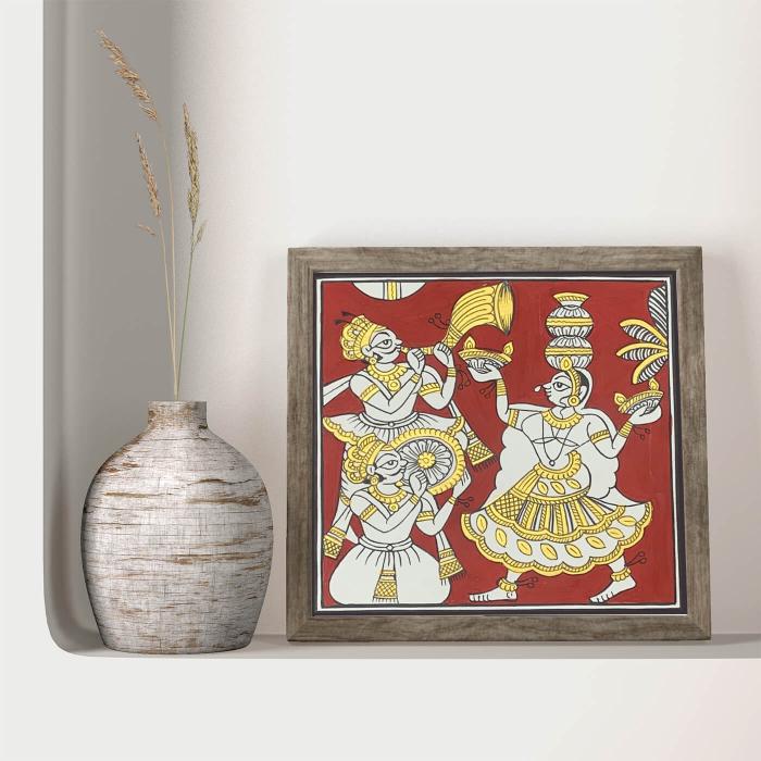 Dance Rendition - Paper Phad Painting 119