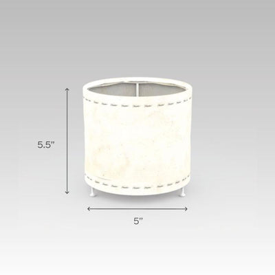 Hand Painted Parchment Leather Tholu Bommalata Table Lamp | 14 inches