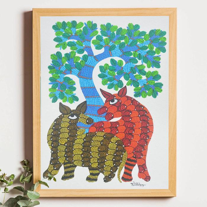 Baagh - Gond Painting 25