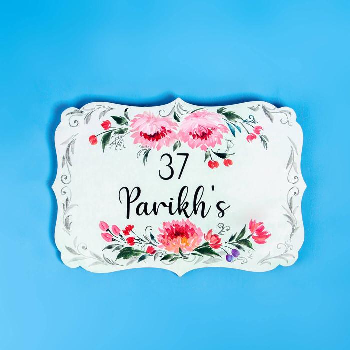 Victorian Rectangle Hand-painted Nameboard