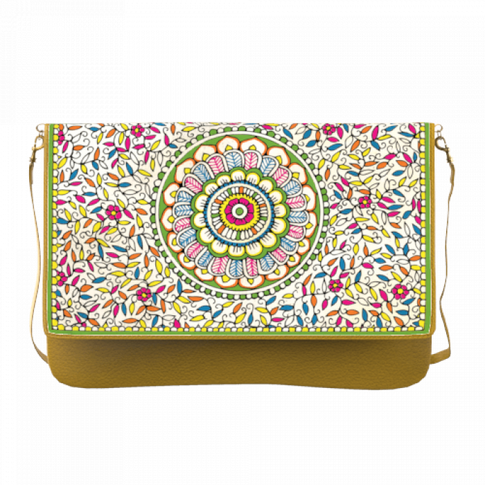 Ocean Flower Sling Clutch