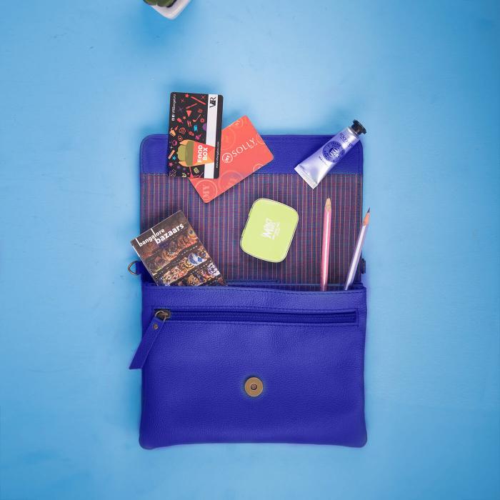 Ocean Flower Everyday Sling Clutch