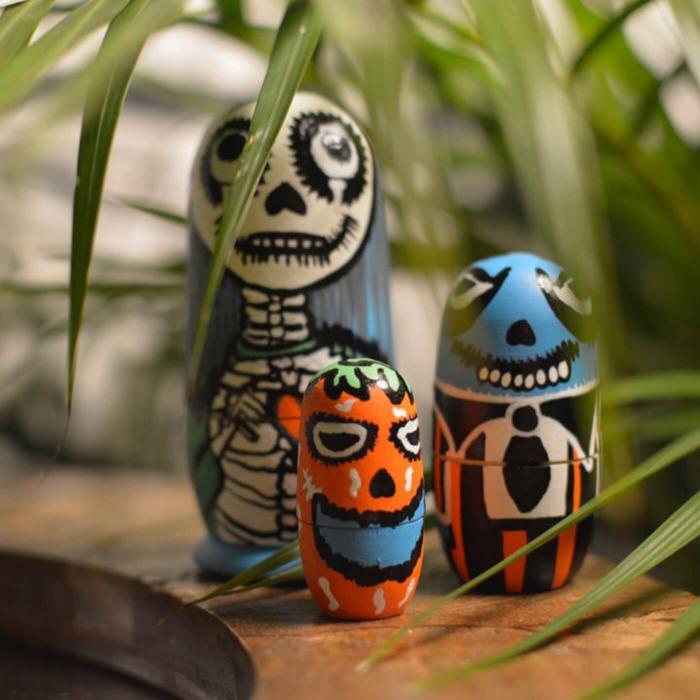 Buy Scary Halloween Family Nesting Dolls Online On Zwende