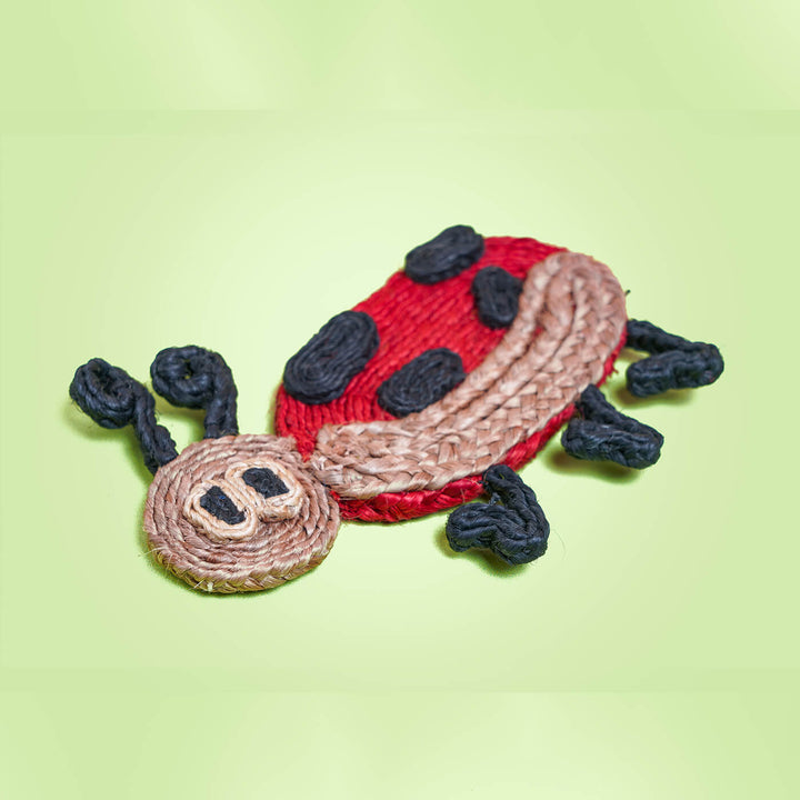 Jute Ladybug Coaster | Set of 6