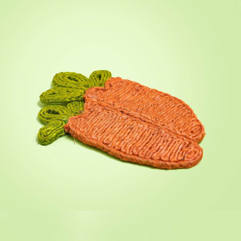 Jute Carrot Coaster | Set of 6