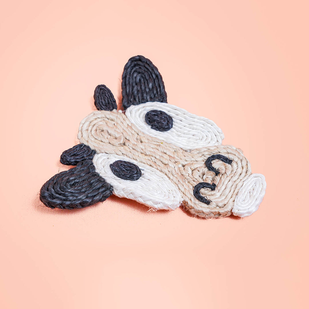 Jute Cow Coaster | Set of 6