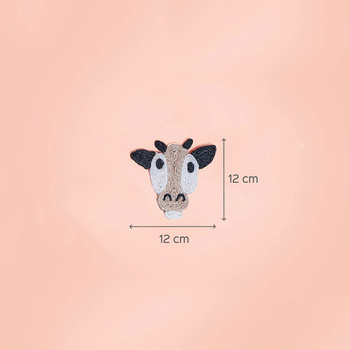 Jute Cow Coaster | Set of 6