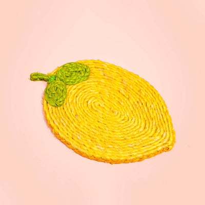 Jute Lemon Coaster | Set of 6