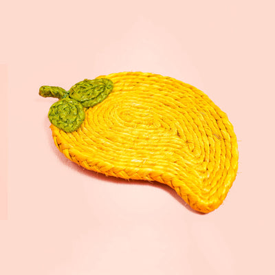 Jute Mango Coaster | Set of 6