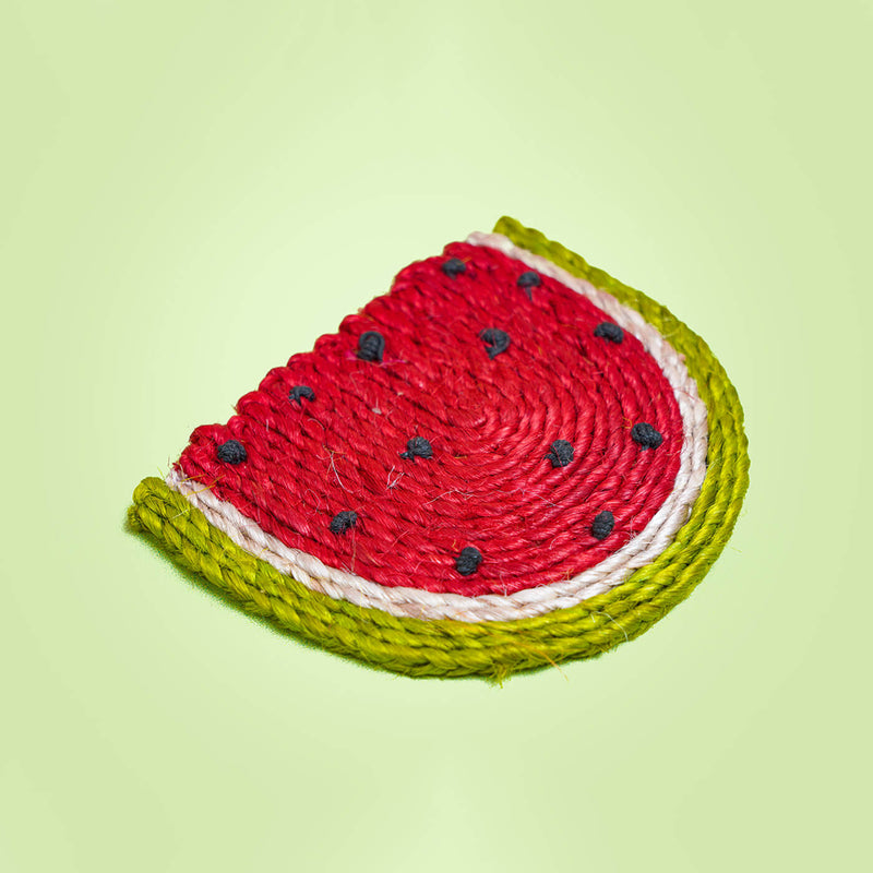 Jute Watermelon Coaster | Set of 6
