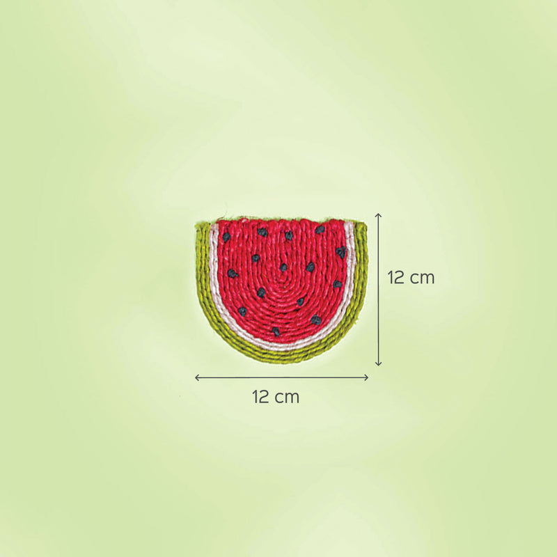 Jute Watermelon Coaster | Set of 6