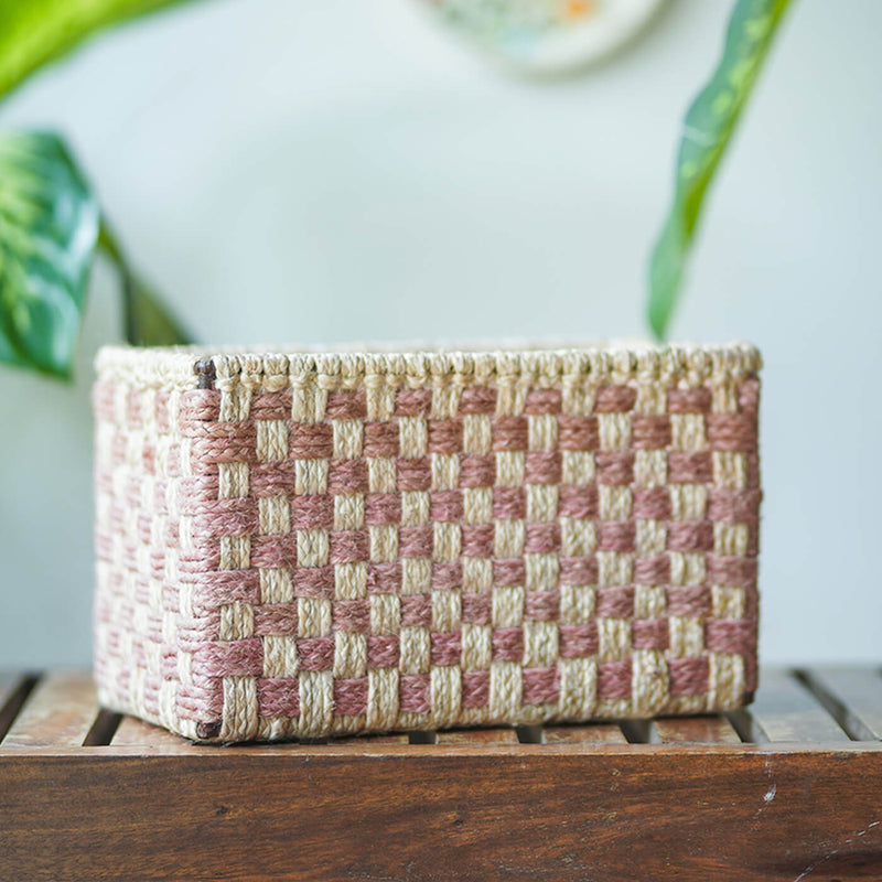 Handwoven Jute Storage Box