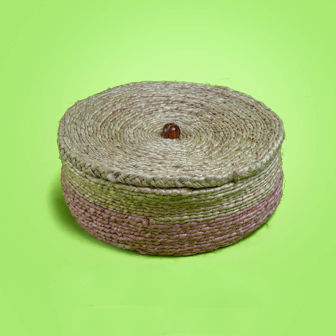 Handwoven Jute Chapati Box