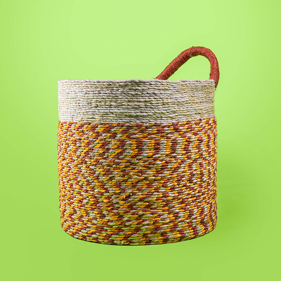 Ecofriendly Jute Bin with Handle