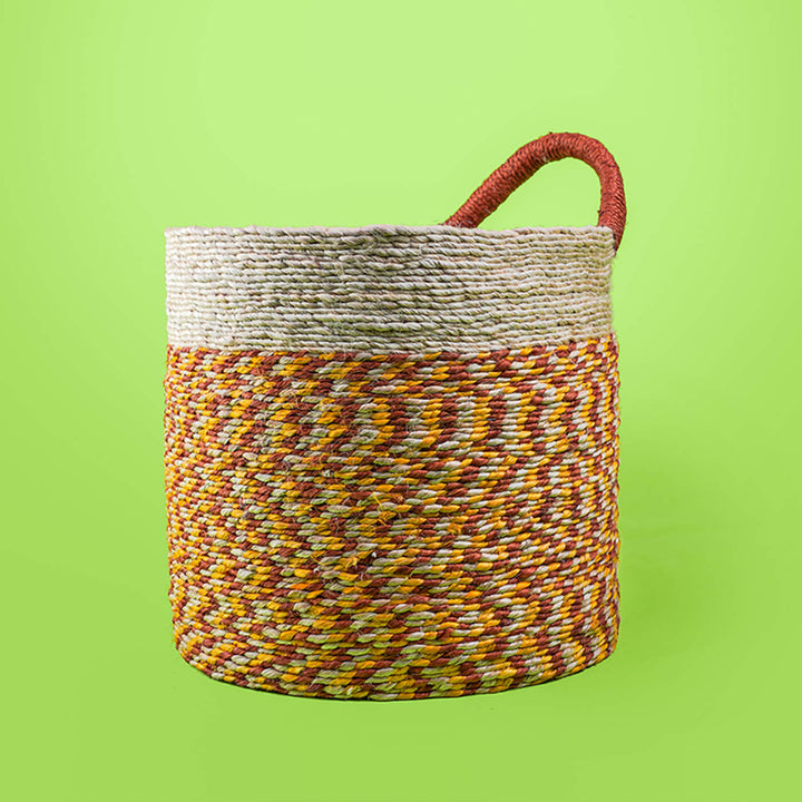 Ecofriendly Jute Bin with Handle