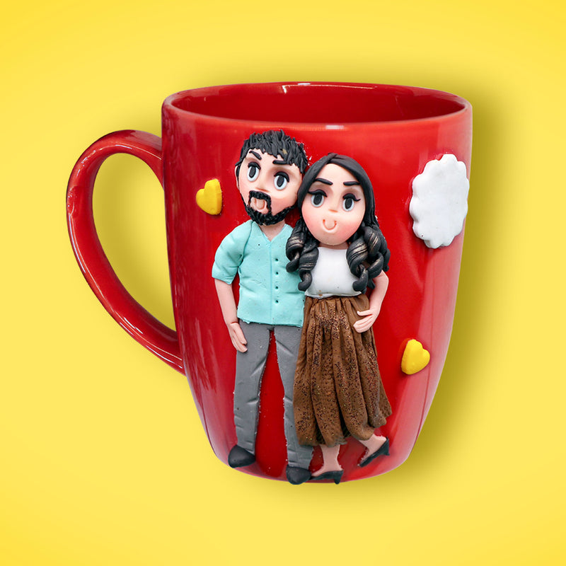 Celebrating Love Personalised Ceramic and Clay Mug