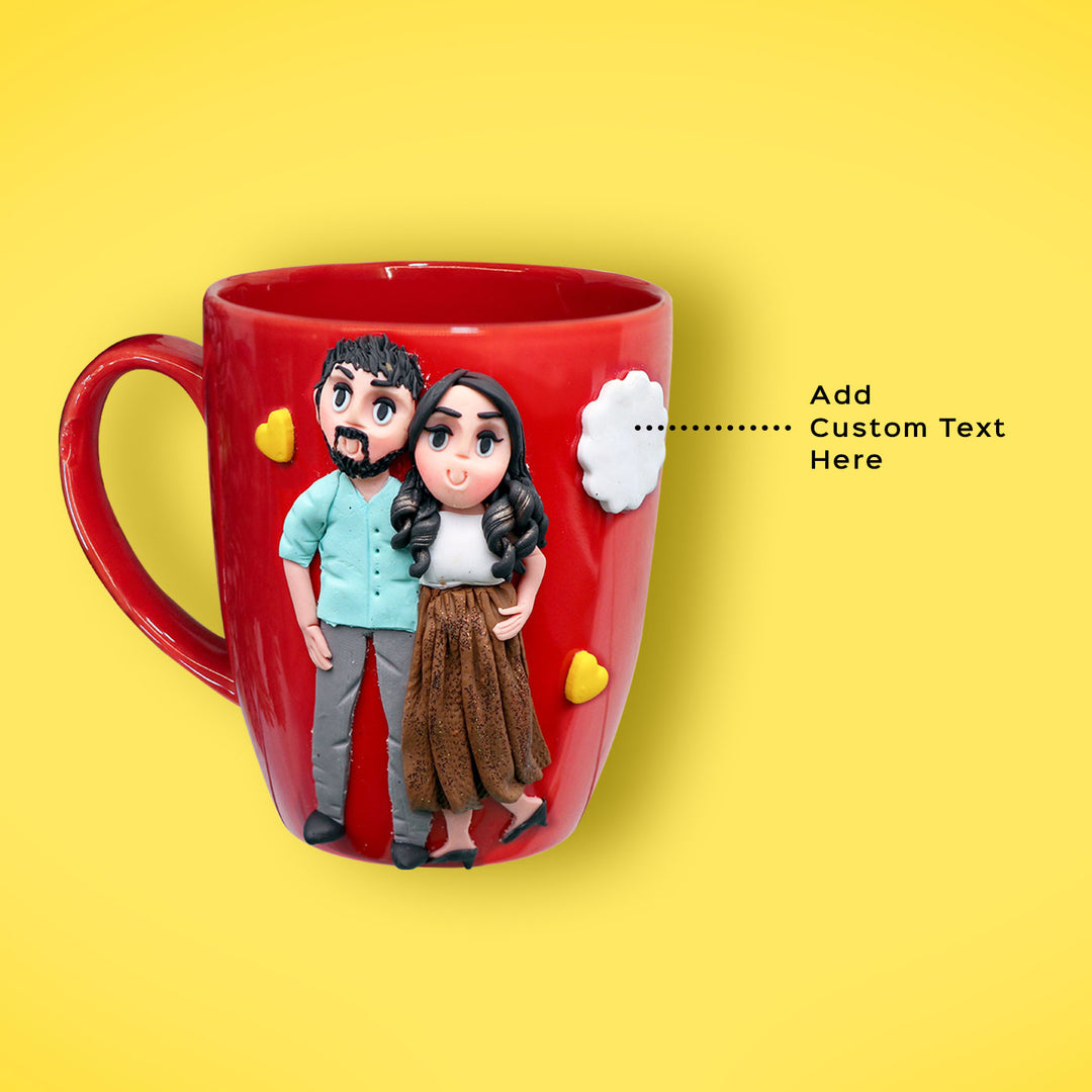 Celebrating Love Personalised Ceramic and Clay Mug