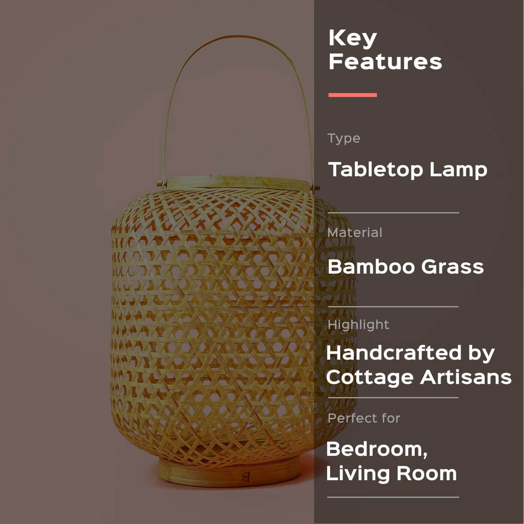 Bamboo Lantern - Cylindrical