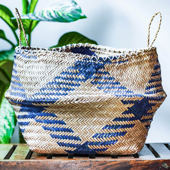 Handwoven SitalPati Belly Basket