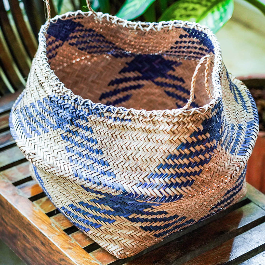 Handwoven SitalPati Belly Basket