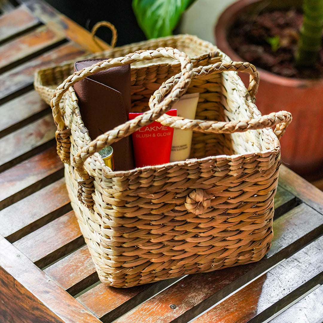 Handwoven Kauna Tabletop Organizer - Small