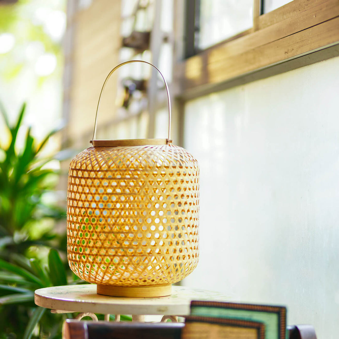 Bamboo Lantern - Cylindrical