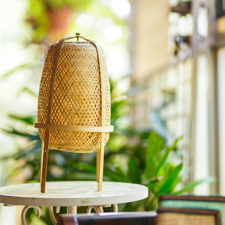 Aztec Bamboo Lamp - Pedestrial - Zwende